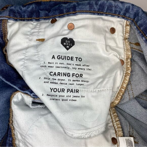 Madewell The Perfect Vintage Jeans Women’s Size 26 Ankle Split Hem - Picture 8 of 8